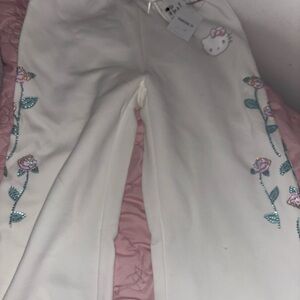 Hello kitty flare pants